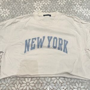 Brandy Melville Cream Tee